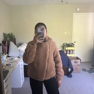 Nasty Gal winter teddy jacket in S